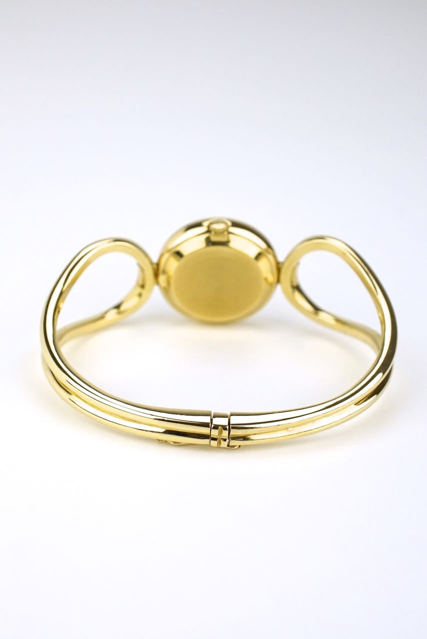 Vintage Chopard 18k yellow gold ladies bracelet watch 1970s