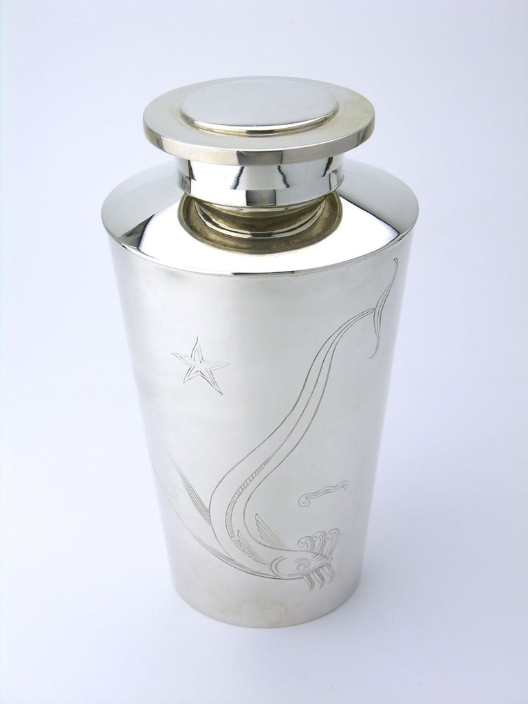 David Andersen solid silver cocktail shaker