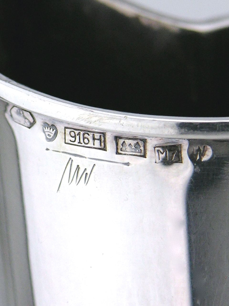 Tapio Wirkkala solid silver modernist wave vase