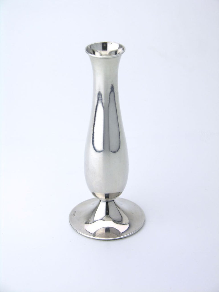 Jezler silver bud vase