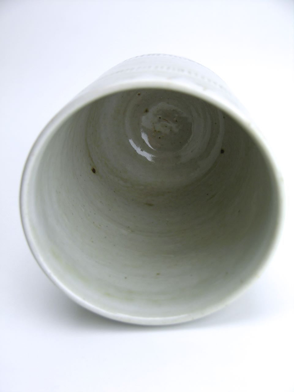 Hoganas grey glazed studio pottery vase