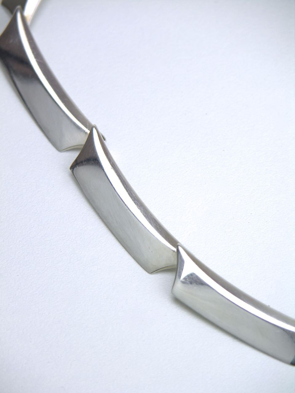 Hans Hansen boat shape link necklace