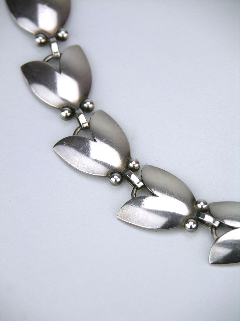 Vintage Georg Jensen tulip necklace - design 66