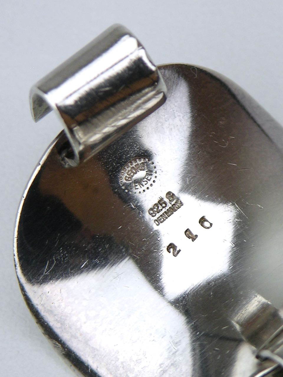 Georg Jensen concave panel bracelet - design 210