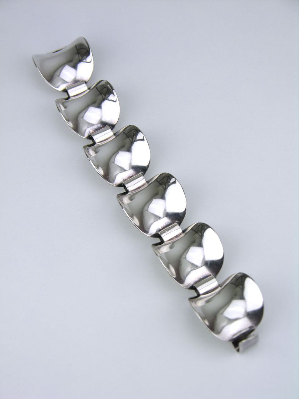Georg Jensen concave panel bracelet - design 210