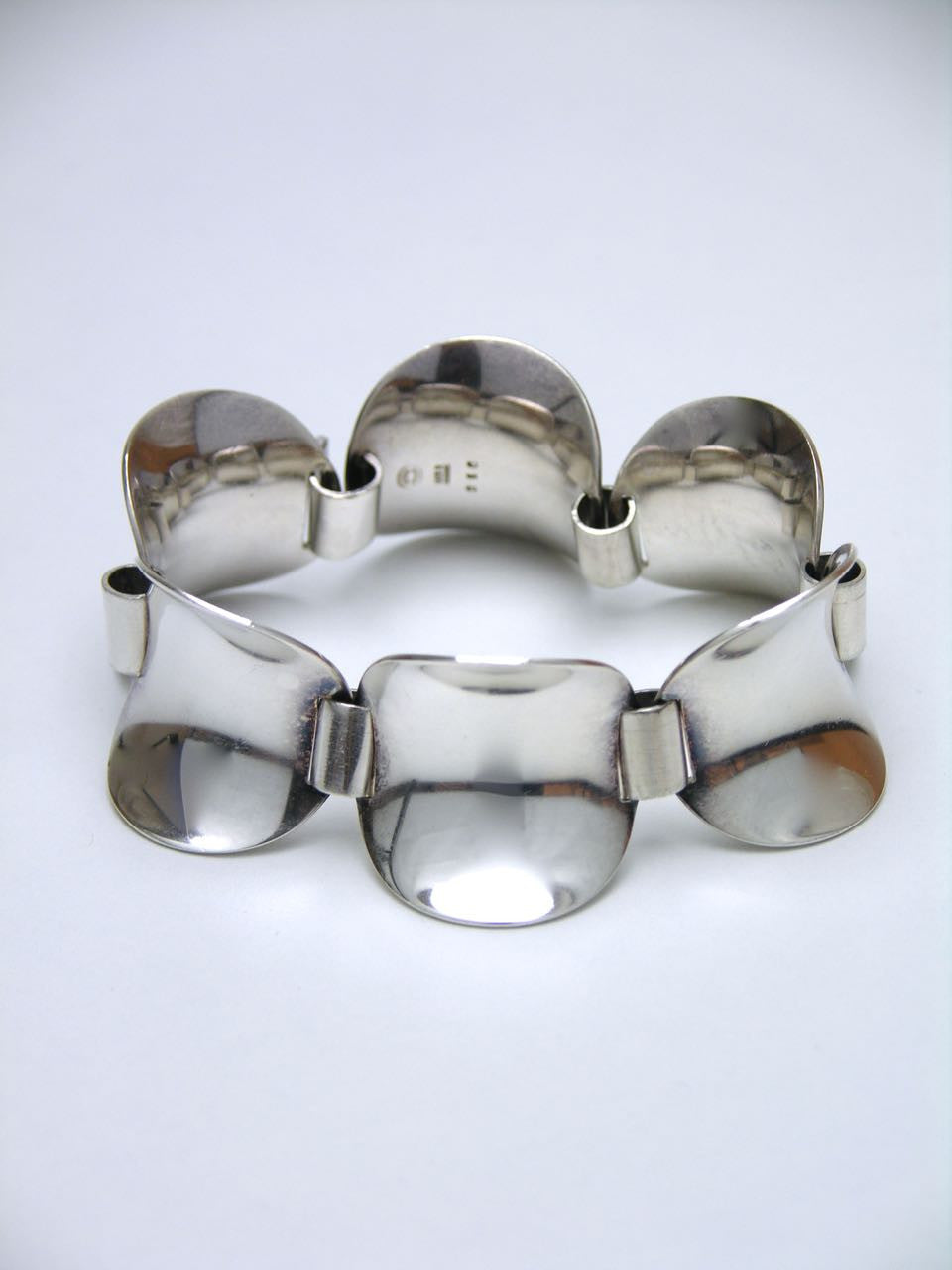 Georg Jensen concave panel bracelet - design 210