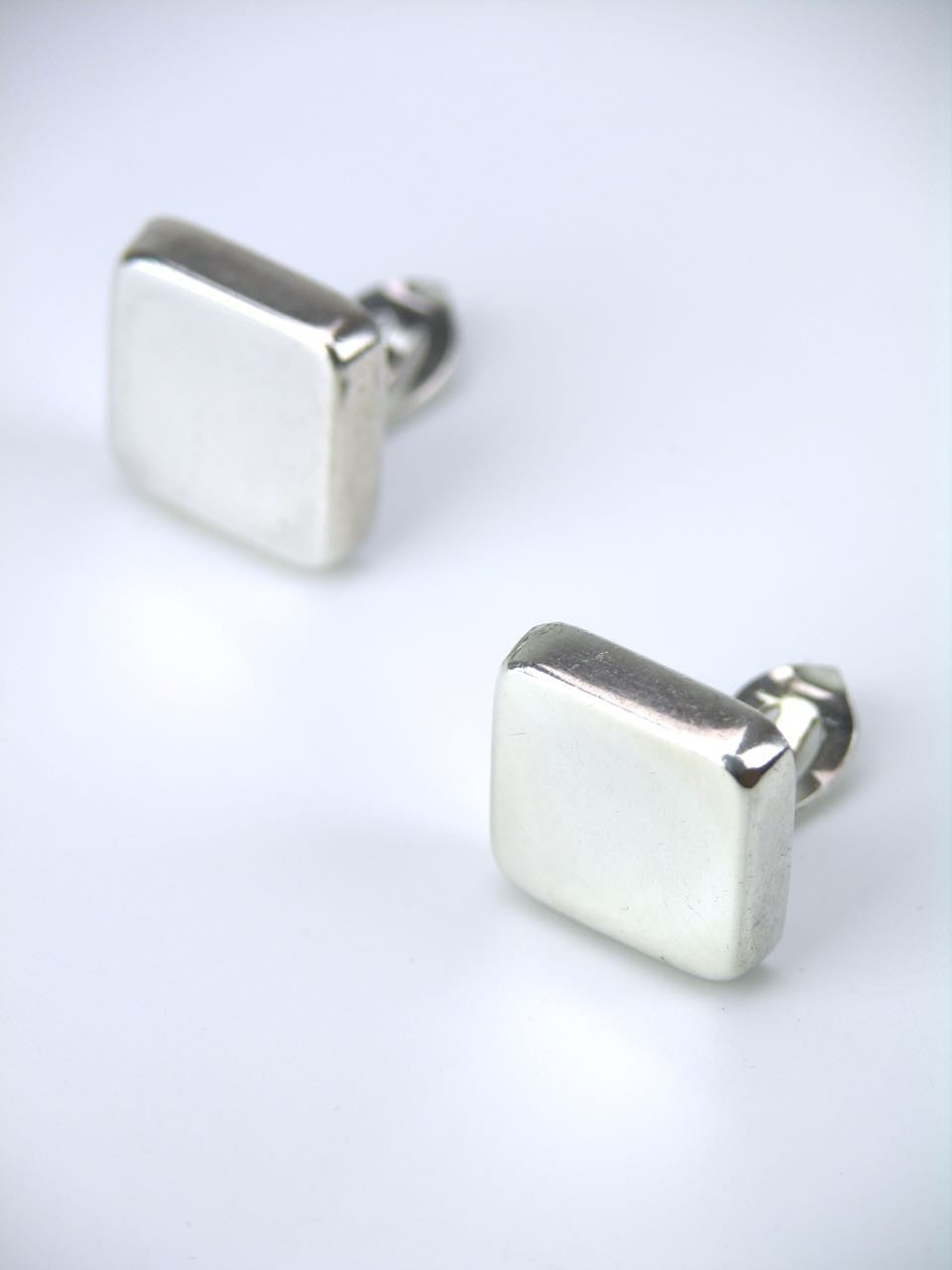 Georg Jensen square clip earrings - design number 191