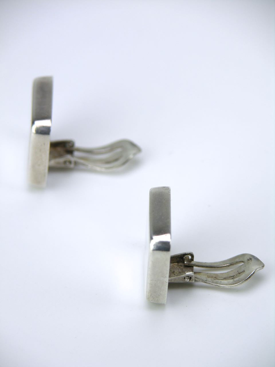 Georg Jensen square clip earrings - design number 191