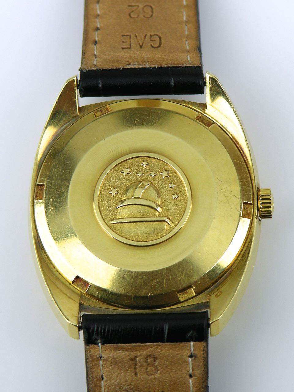 Vintage 18k Omega Yellow Gold Constellation Automatic Wristwatch