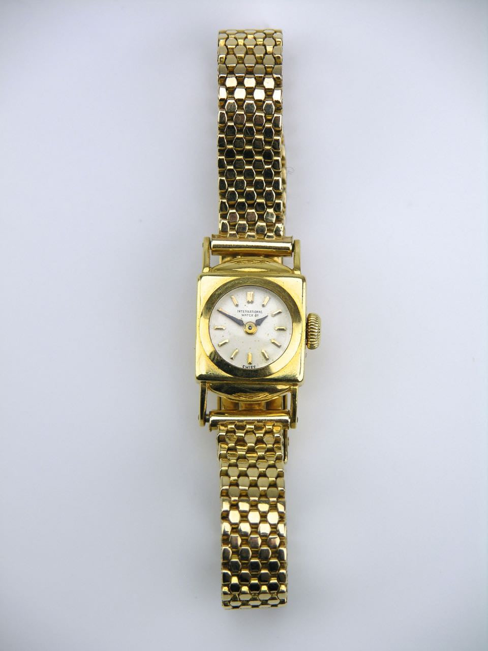 International Watch Company 14k yellow gold bracelet watch