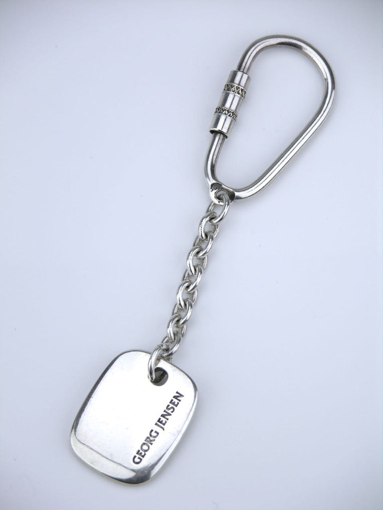 Georg Jensen silver key ring - design number 173
