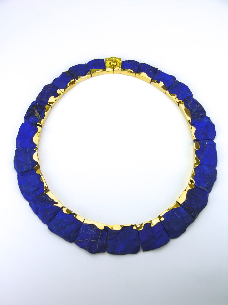 Lapis Lazuli Gold Collier Necklace