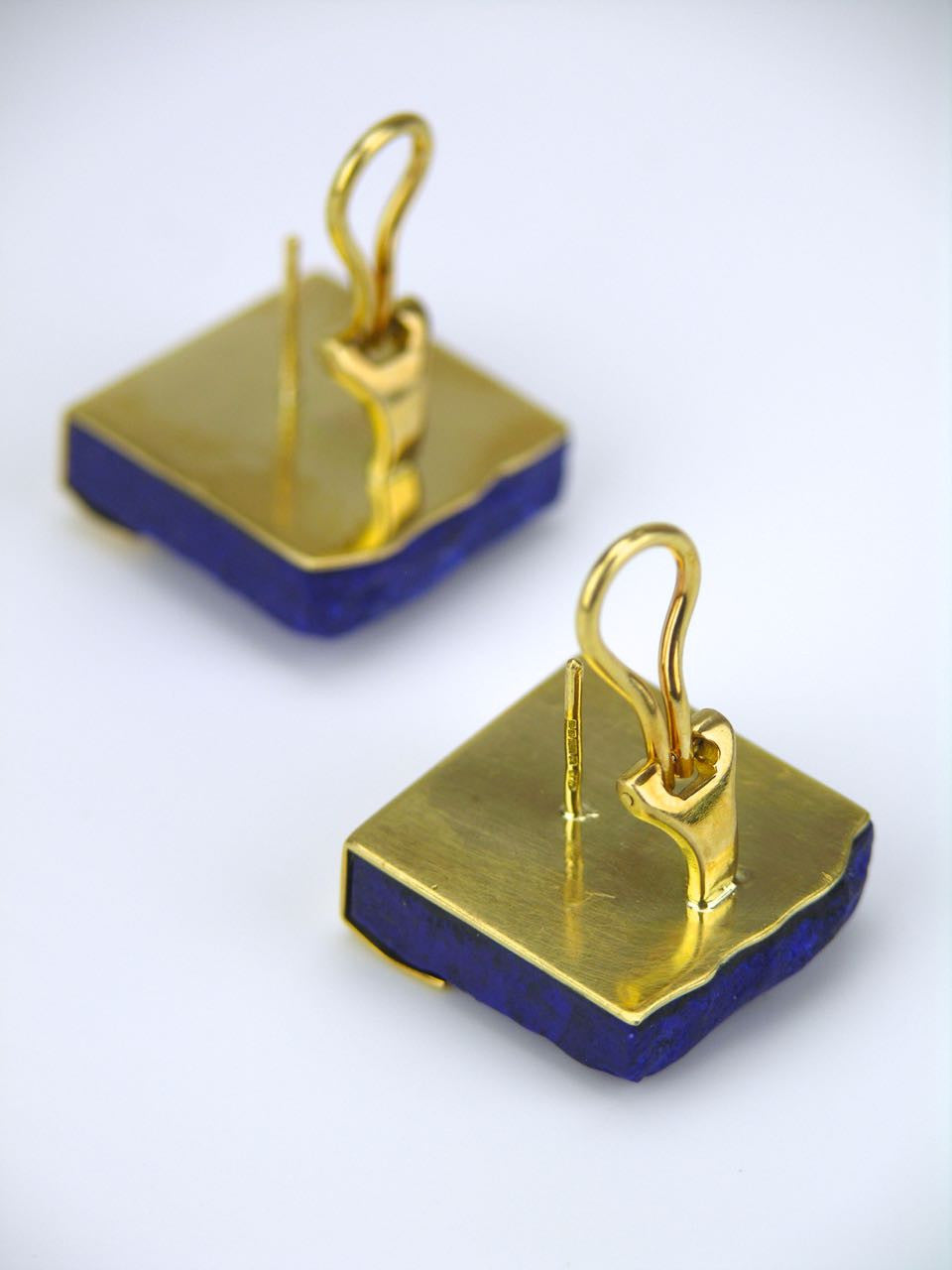 Lapis lazuli and gold earrings