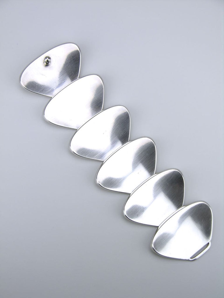 Bent Knudsen silver petal bracelet - design 32