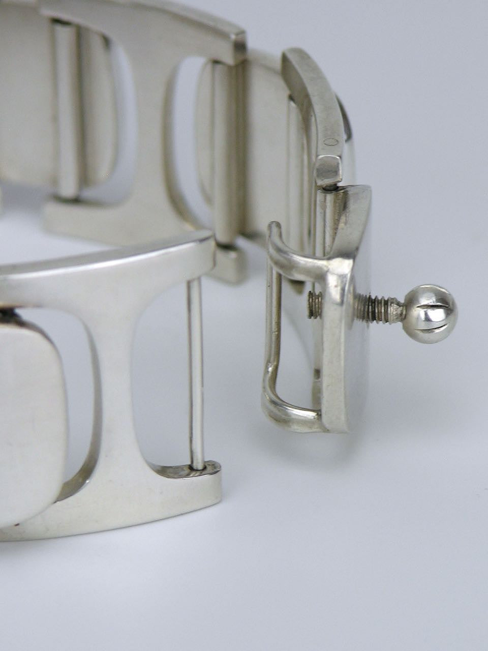 Bent Knudsen silver link bracelet
