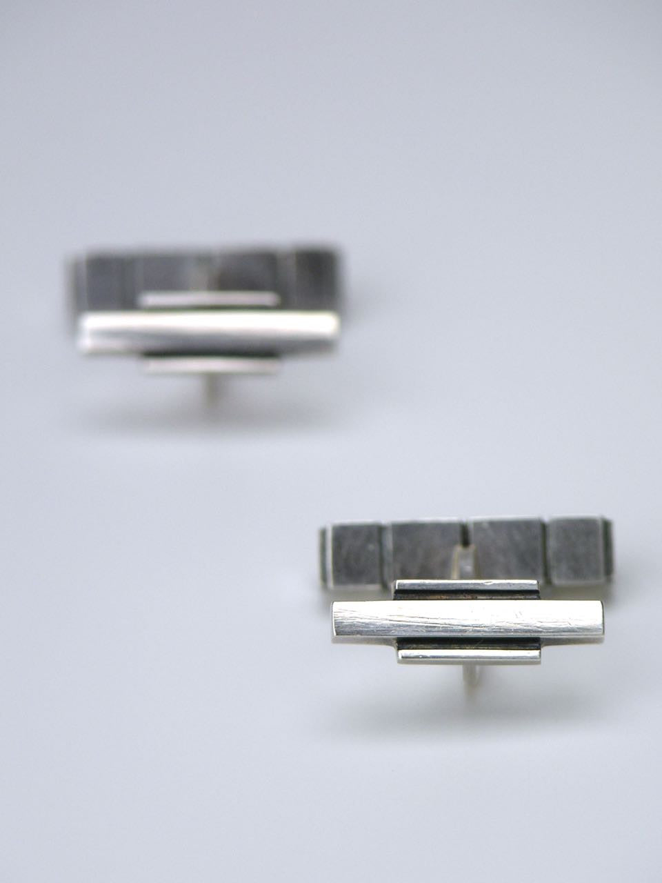 Georg Jensen silver rod cufflinks - design 64