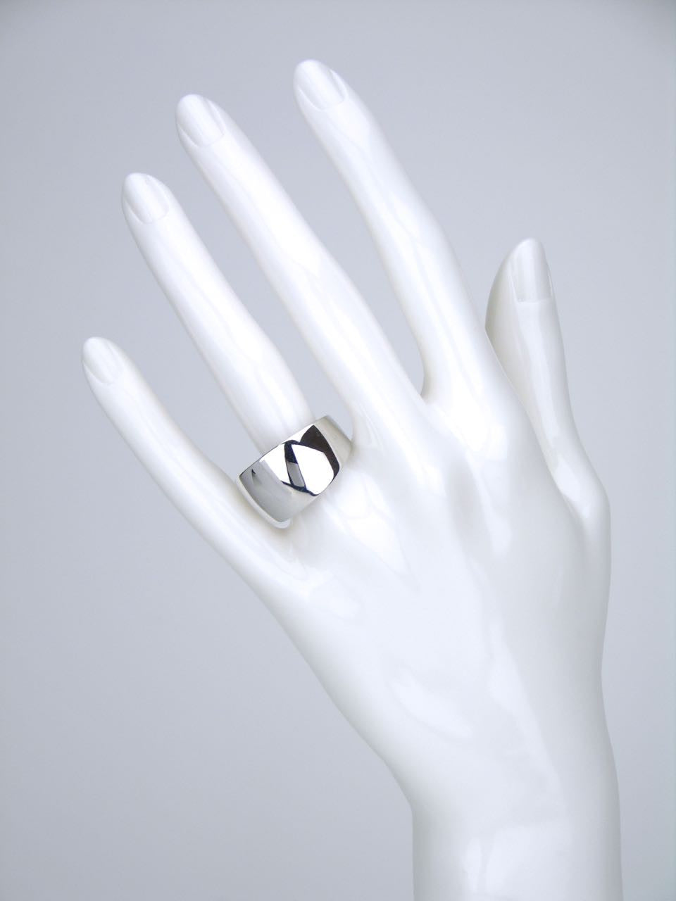 Tone Vigeland silver double layer ring