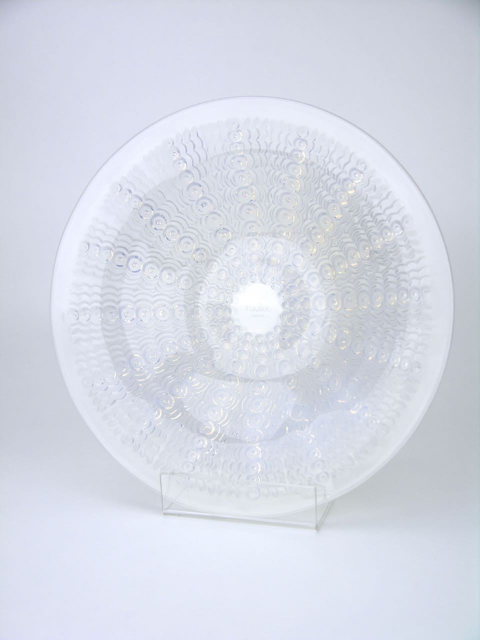 Lalique Oursins opalescent bowl