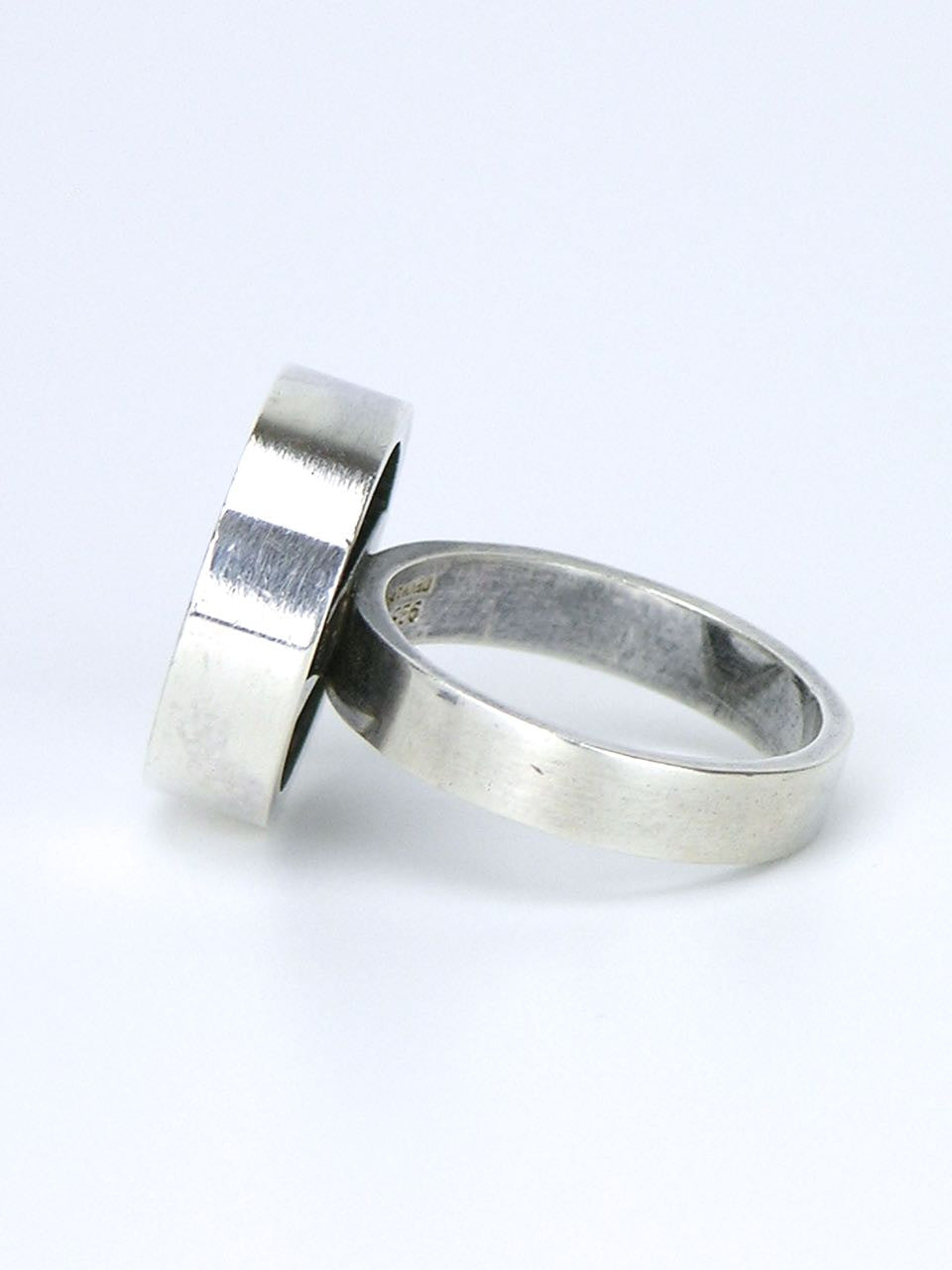 Vintage Georg Jensen Sterling Silver Hoop and Bar Ring - design 122