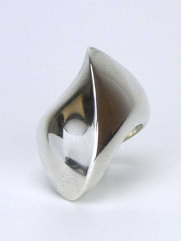 Georg Jensen silver amorphic ring - design 91
