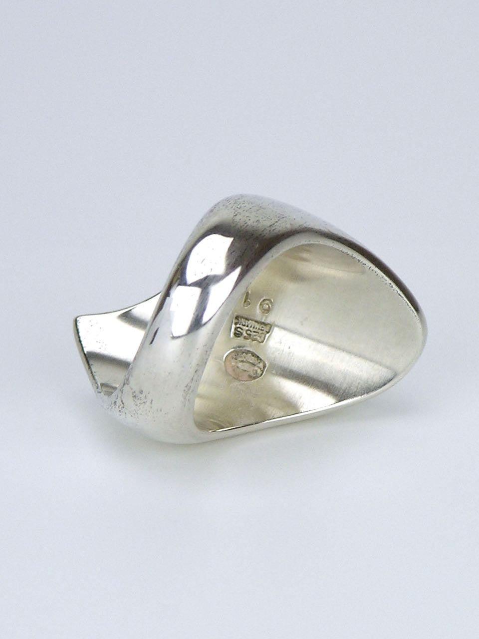 Georg Jensen silver amorphic ring - design 91