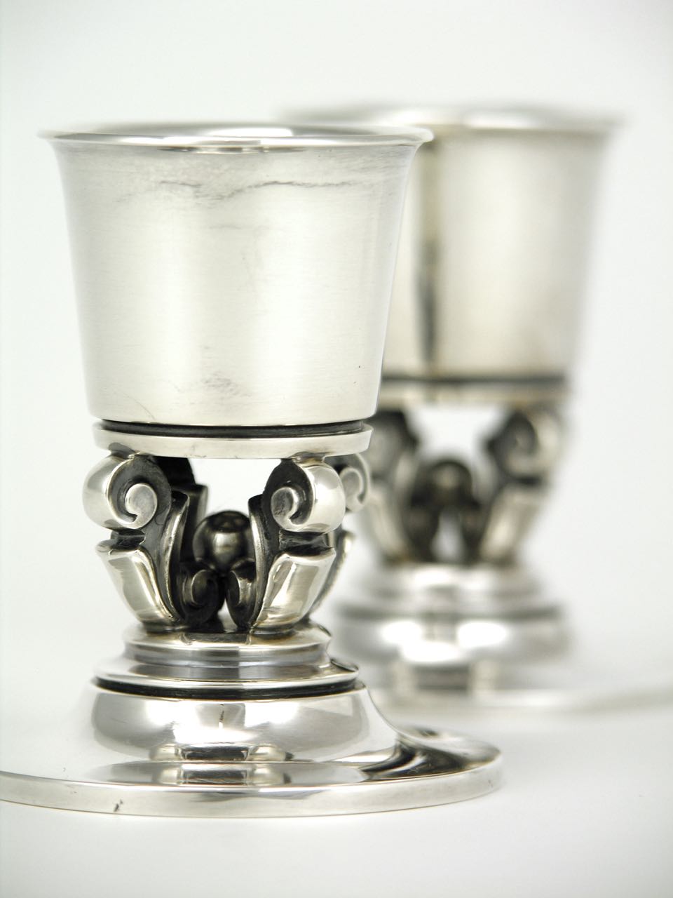 Georg jensen on sale silver candlesticks