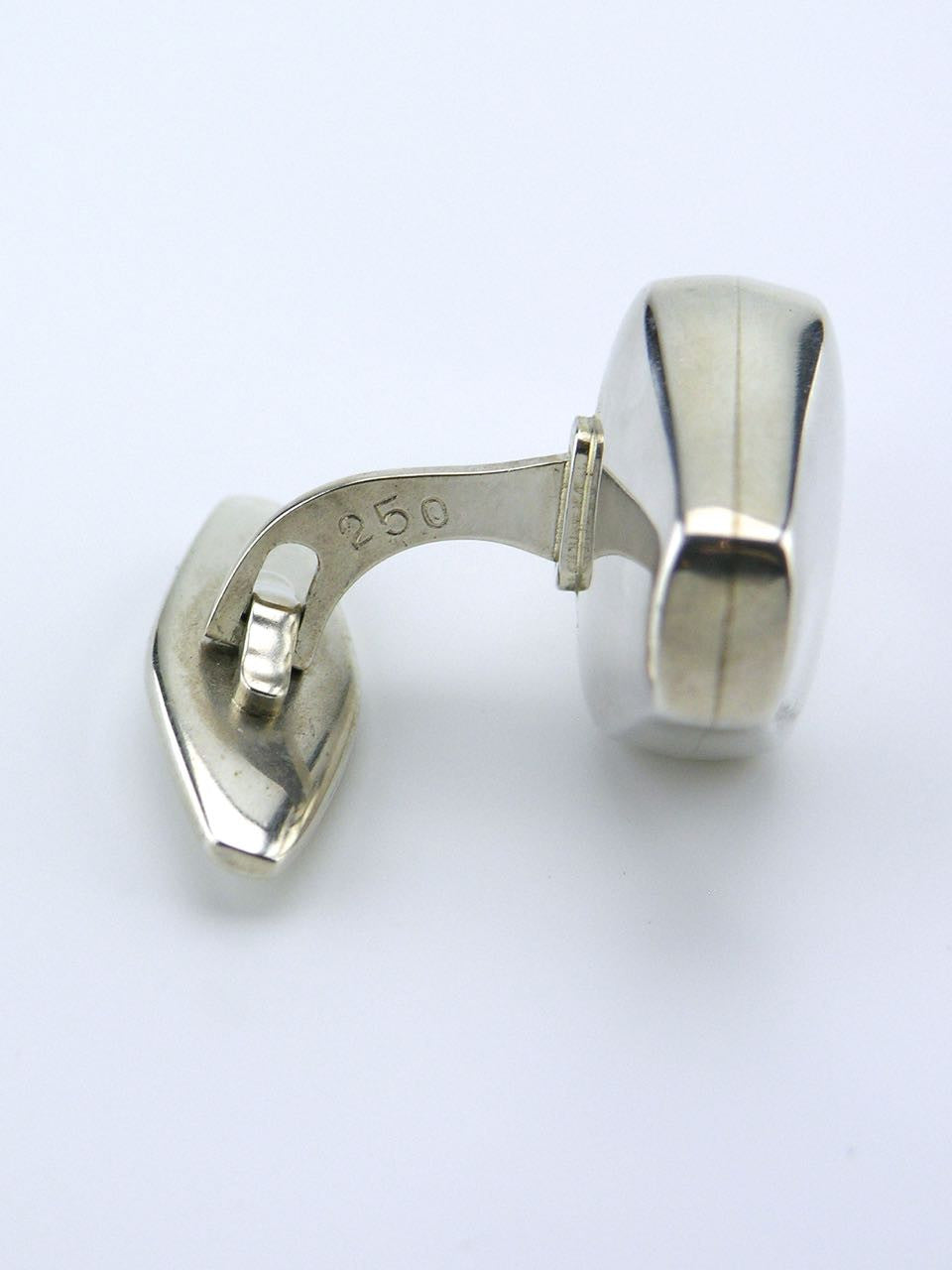 Vintage Georg Jensen Pair of Silver Lozenge Cufflinks - Design 250