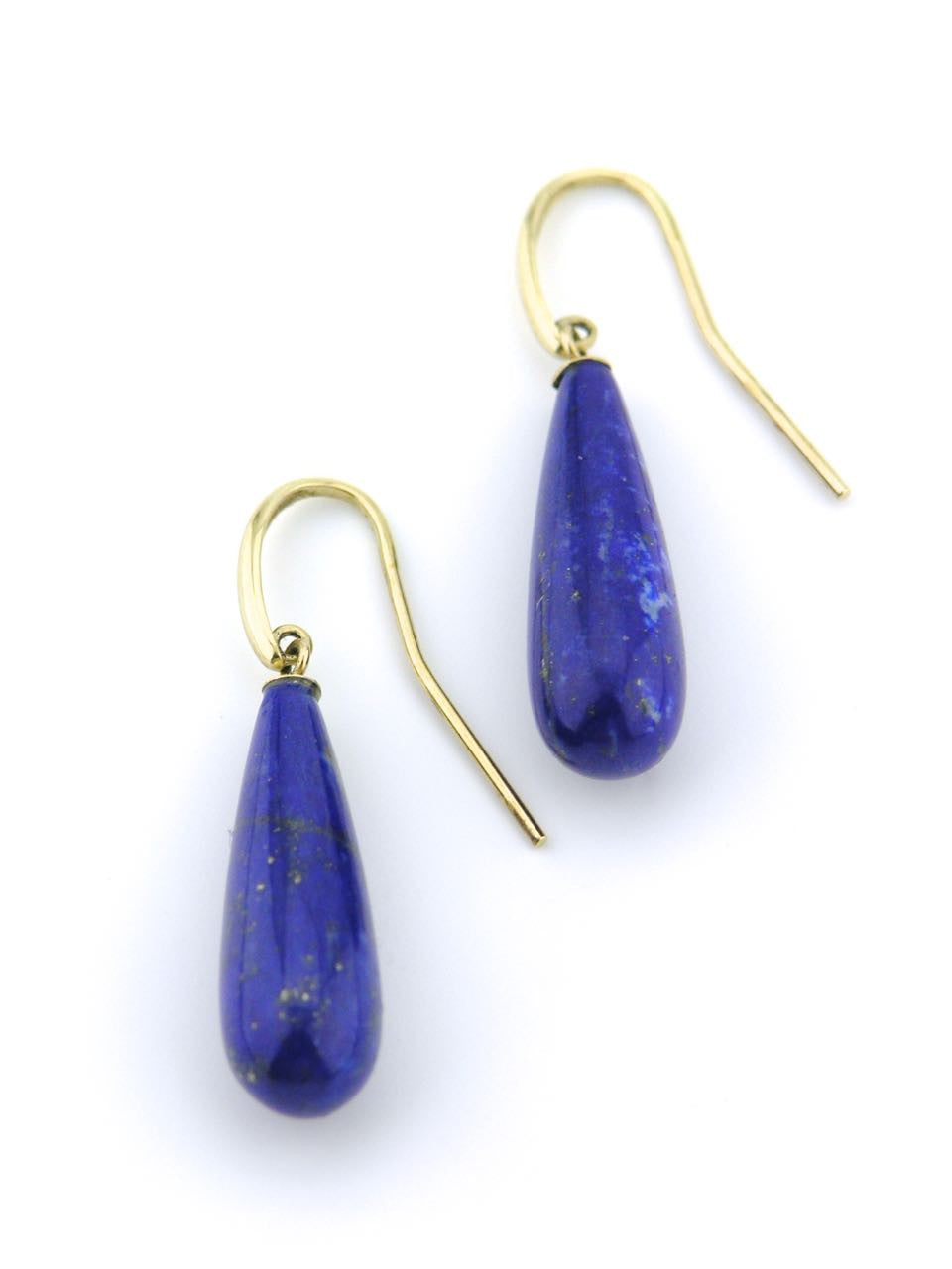 Australian gold and lapis drop earrings